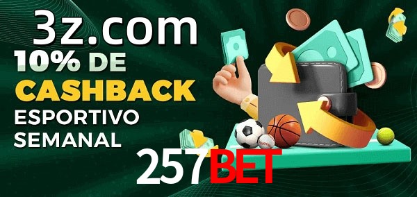 10% de bônus de cashback na 257BET